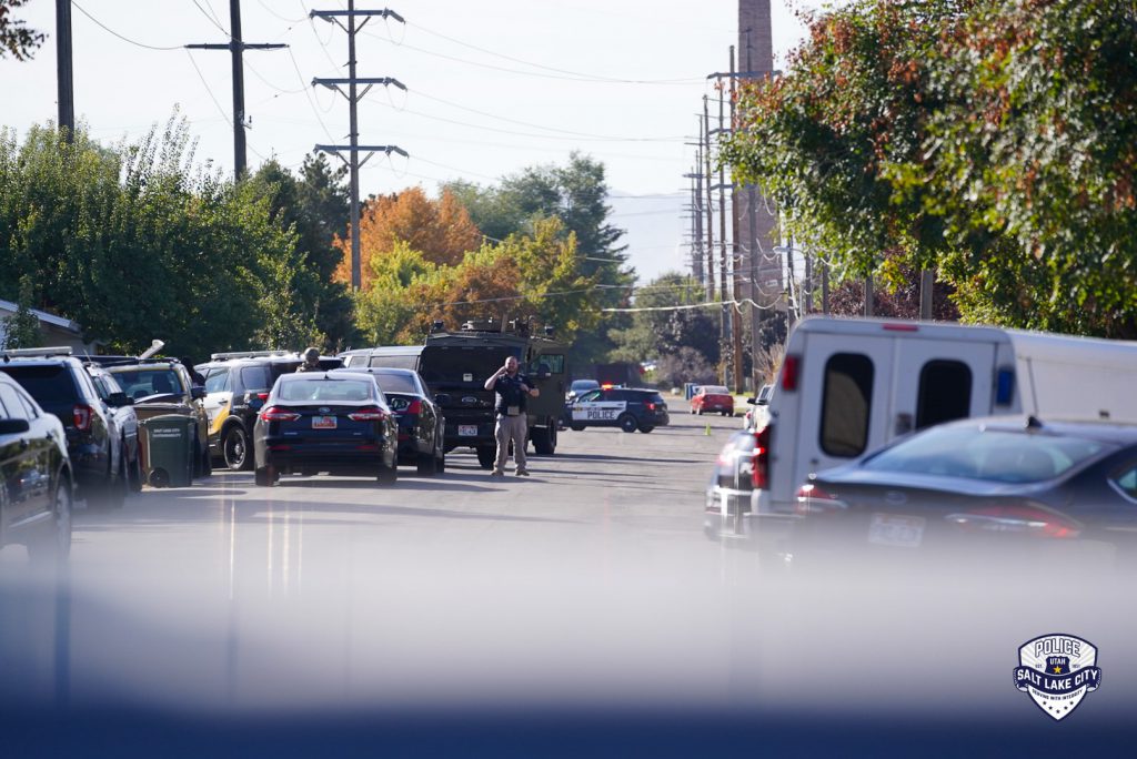 a picture of several cop cars