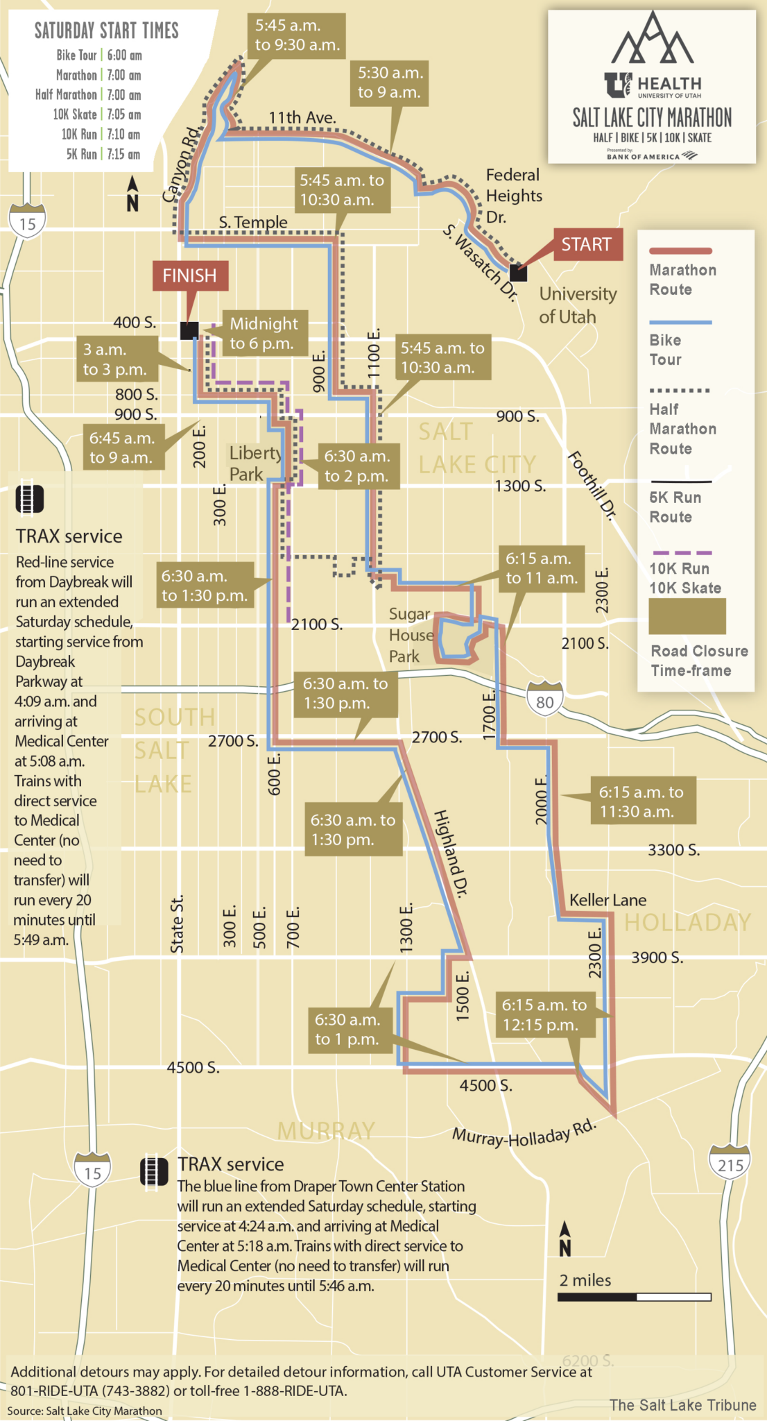 SLCPD Announces Travel Impacts Ahead of SLC Marathon Events – SLCPD